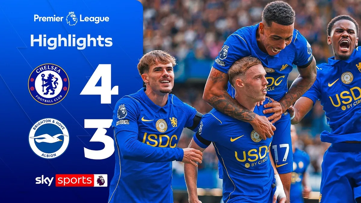 첼시 4-3 브라이턴 공식 하이라이트 — Sky Sports Premier League